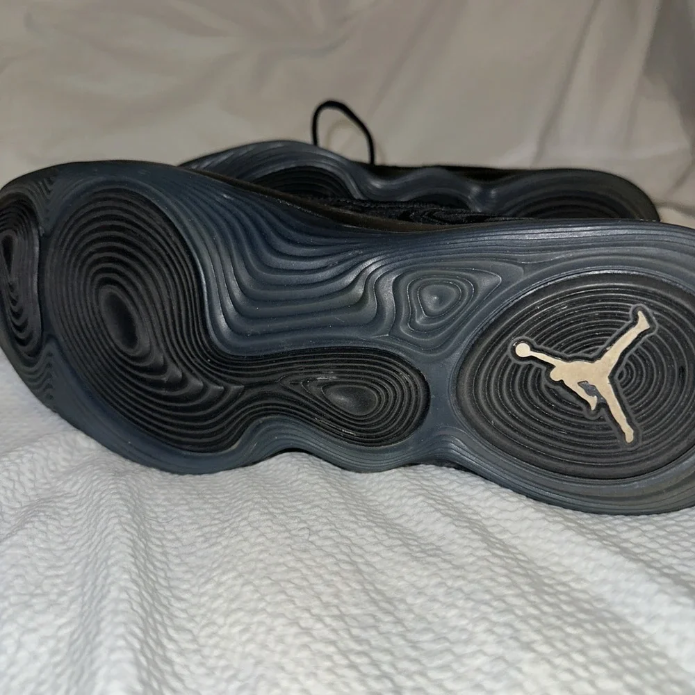 Nike Jordan Super Fly Flight React Basketball Sz 15 Shoe Black Gold AA2547 021.